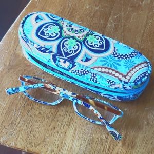 Vera Bradley Mary Ann Bali Blue  Reading Glasses